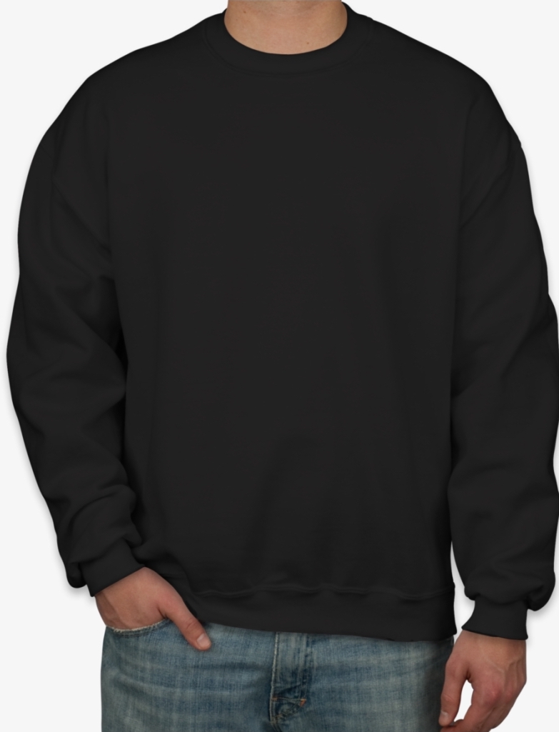 100% cotton Crewneck Sweatshirt - custom dyed fabric